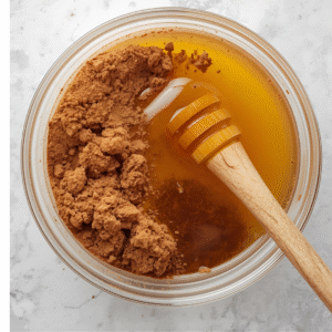 honey and cinnamon paste