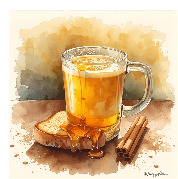 honey and cinnamon drink